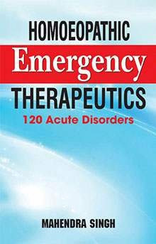 HOMEOPATHY BOOK -HOMOEOPATHIC EMERGENCY THERPE - BY MAHENDER SINGH