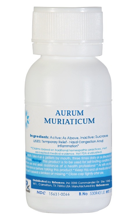 Aurum Muriaticum Homeopathic Remedy