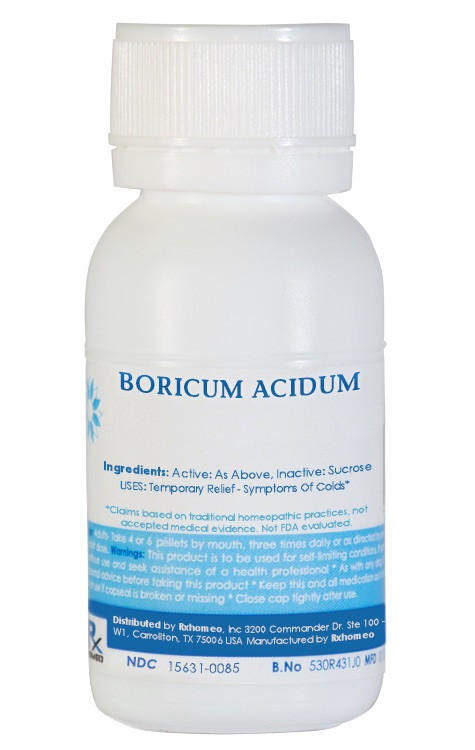 Boricum Acidum Homeopathic Remedy
