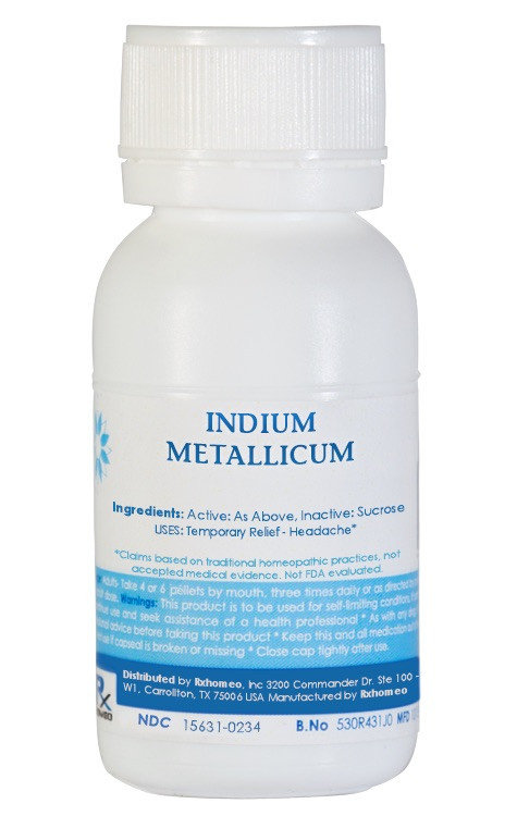 Indium Metallicum Homeopathic Remedy