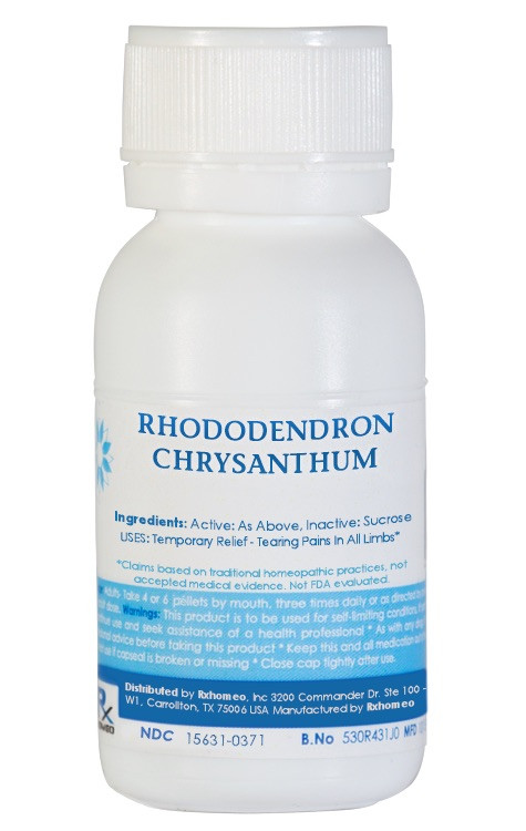 Rhododendron Chrysanthum Homeopathic Remedy