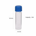 Empty Glass Vials - 5 ml - 1 Dram - Blue Color Cap